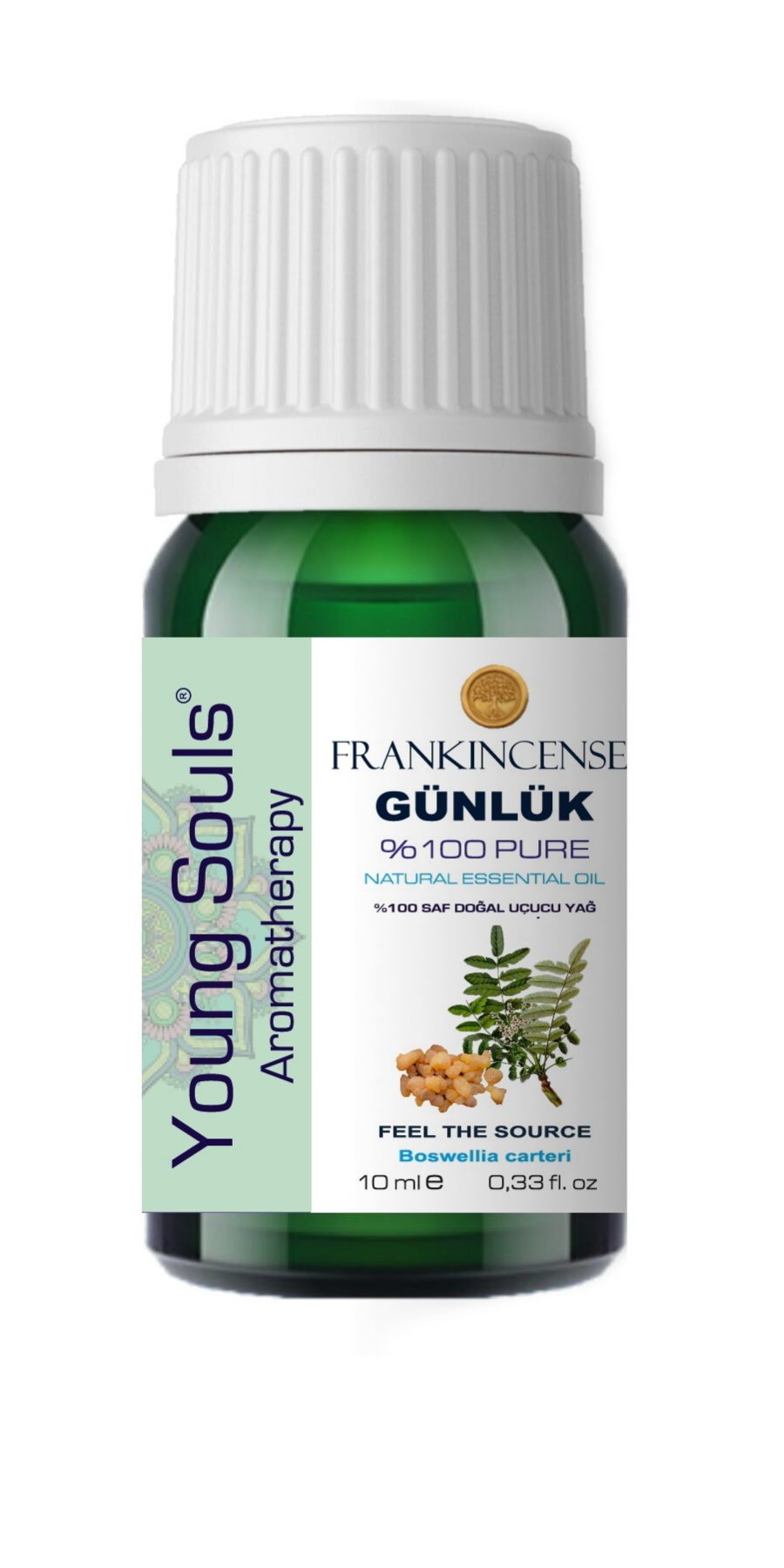Young Souls Aromaterapi Günlük Sığla (Frankincense) Uçucu Yağ (Essential Oil)  % 100 Saf Natural 10 ml