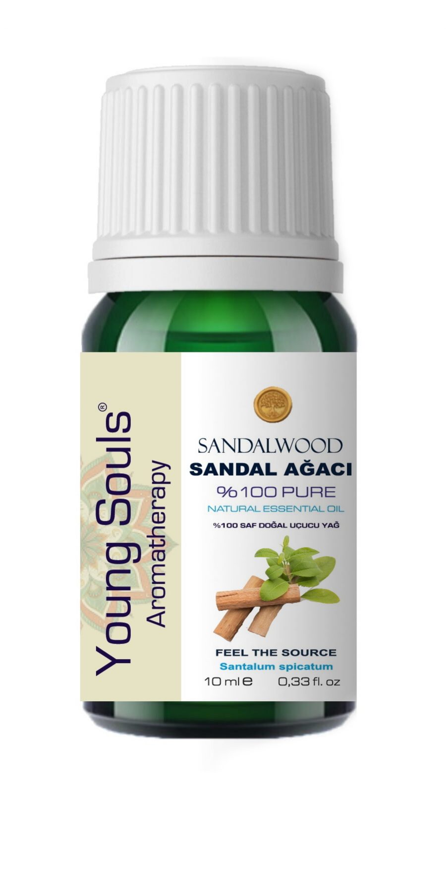 Young Souls Aromaterapi Sandal Ağacı Uçucu Yağ (Essential Oil)  % 100 Saf Natural 10 ml