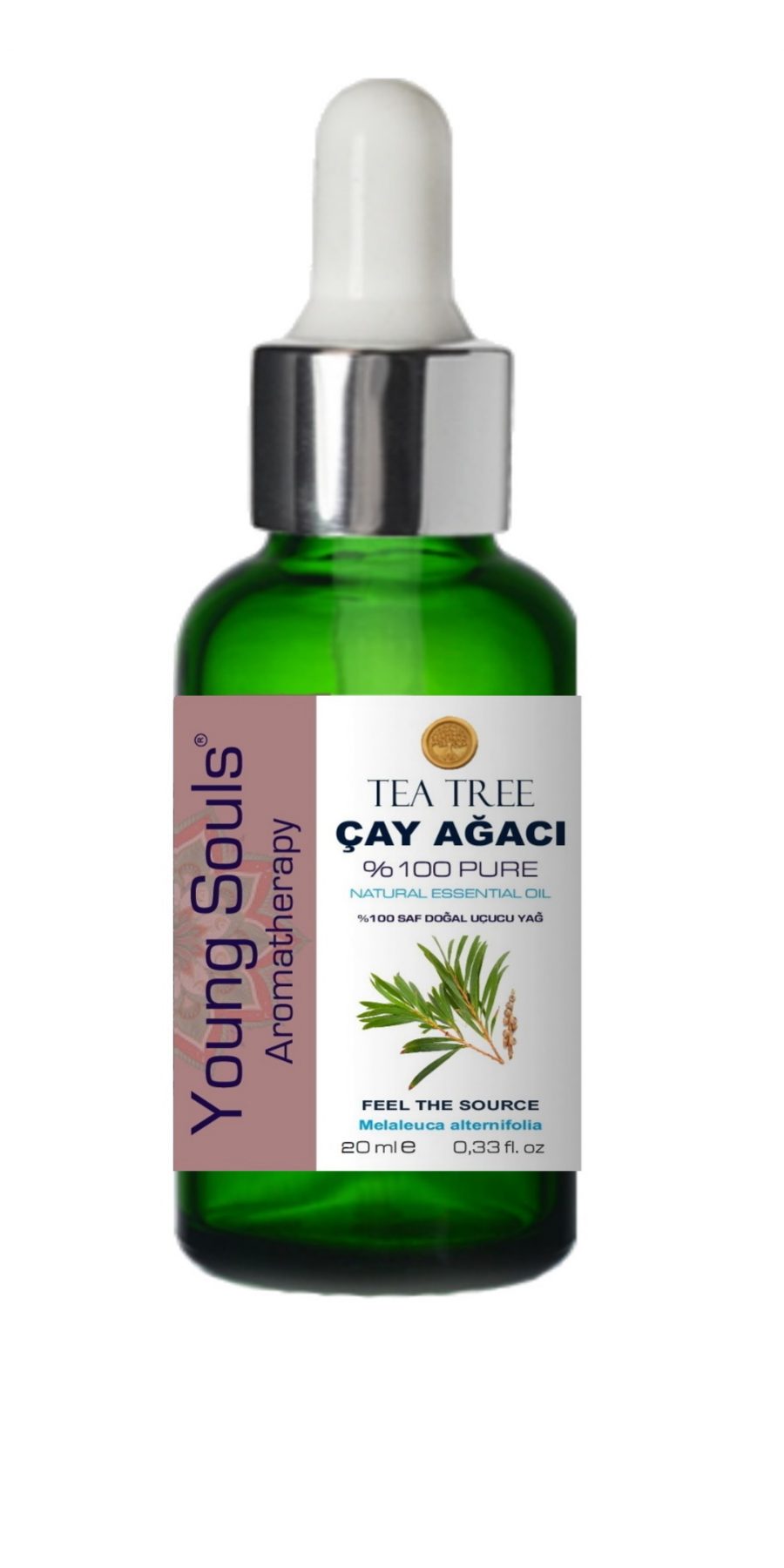 Young Souls Aromaterapi Çay Ağacı Uçucu Yağ (Essential Oil)  % 100 Natural 20 ml