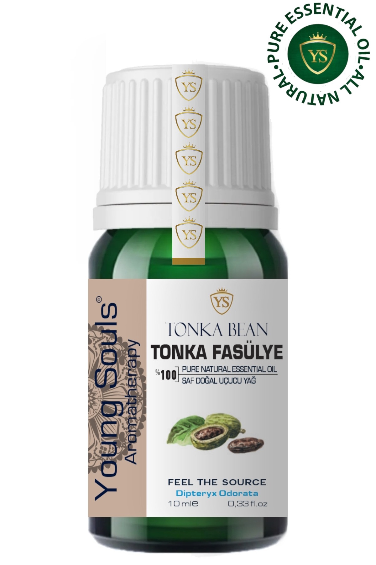 Young Souls Aromatherapy Tonka Bean Essential Oil Tonka Fasülye Uçucu Yağ  10 ml