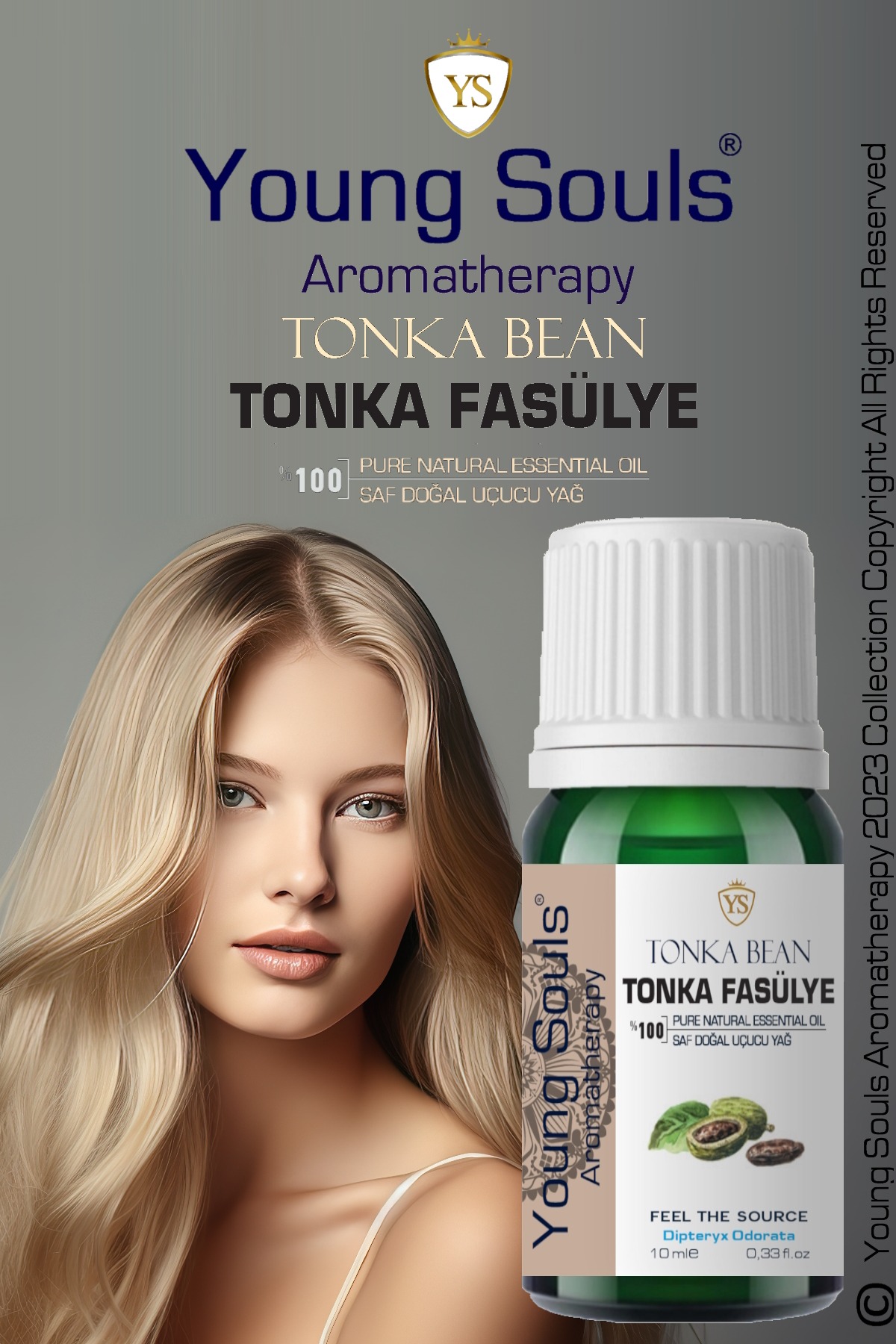 Young Souls Aromatherapy Tonka Bean Essential Oil Tonka Fasülye Uçucu Yağ  10 ml