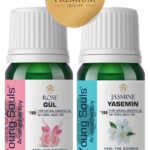 Young Souls Aromatherapy Rose & Jasmine Essential Oil Gül & Yasemin Uçucu Yağ 10ml+10ml