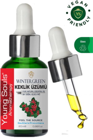 Young Souls Aromatherapy Wintergreen Essential Oil Keklik Üzümü Uçucu Yağ 20 ml
