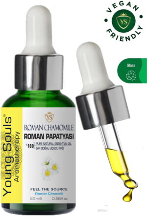 Young Souls Aromatherapy Roman Chamomile Essential Oil Roman Papatyası Uçucu Yağ 20 ml
