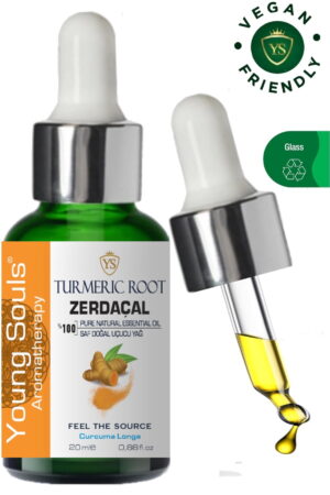 Young Souls Aromatherapy Turmeric Essential Oil Zerdeçal Uçucu Yağ 20 ml